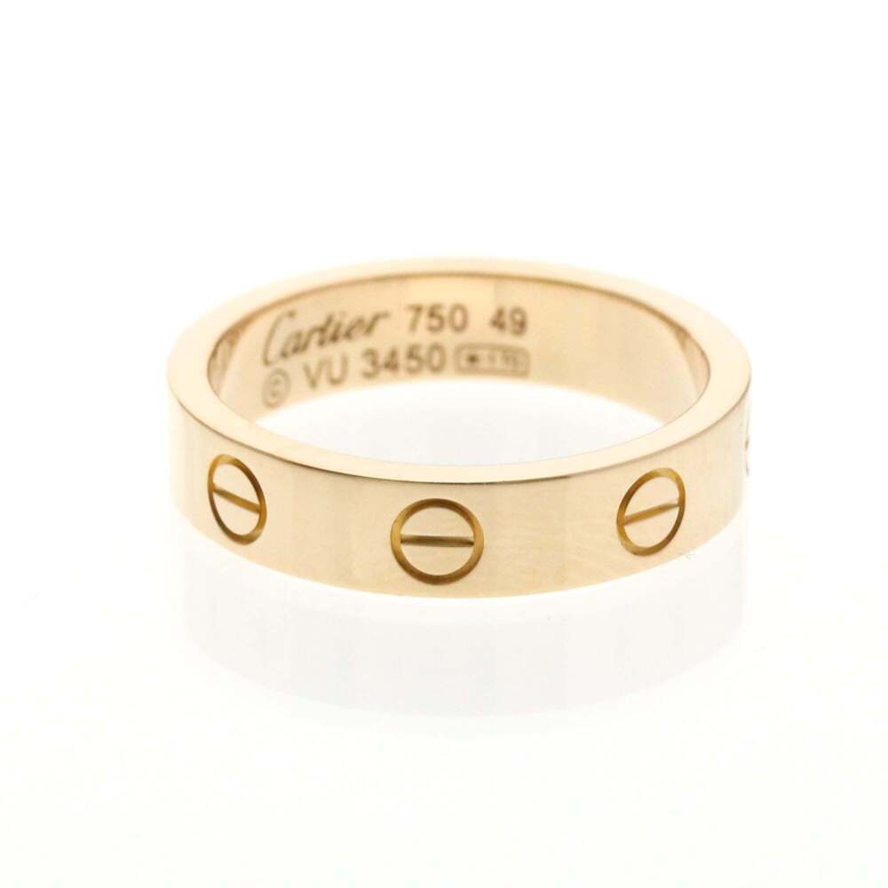 CARTIER Authentic 18k Gold Diamond Love Ring - Picture 2 of 10